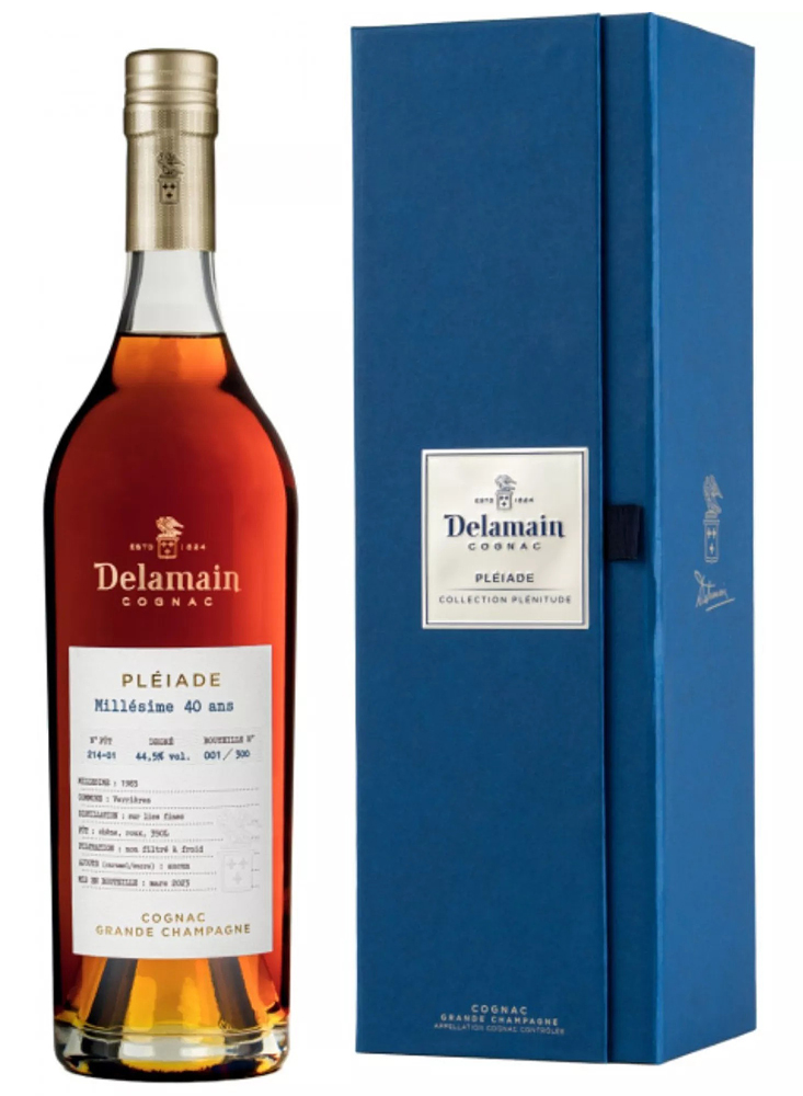 Delamain Cognac Grande Champagne Pleiade Plenitude Vintage 1983 70cl (Kinkekarbis) - Image 2