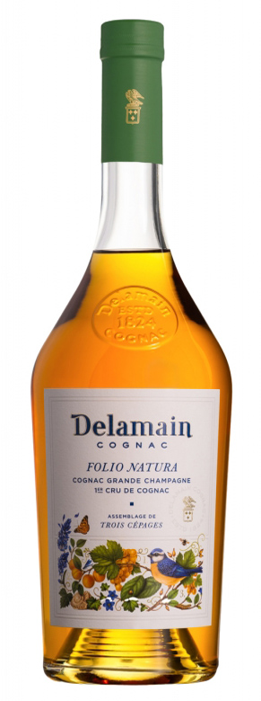 Delamain Cognac Grande Champagne "Folio Natura" Trois Cépages 70cl (Kinkekarbis)