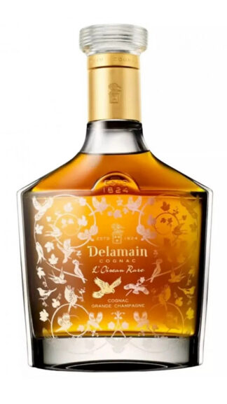 Delamain Cognac Grande Champagne "L'Oiseau Rare" Carafe 70cl (Puidust kinkekarbis)