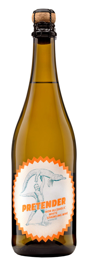 Pretender, Non Alcoholic White Sparkling Wine, Stefan B. Ress 75cl